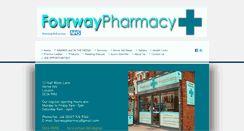 Desktop Screenshot of fourwaypharmacy.co.uk